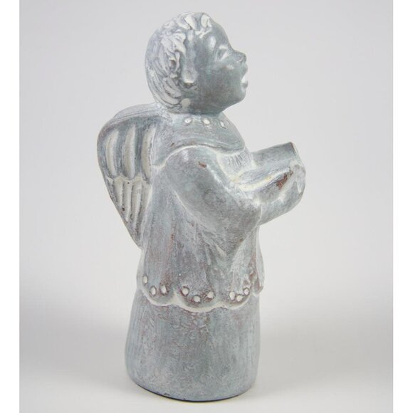 Isabel Bloom Singing Choir Boy Angel Art Sculpture Cast Concrete Signed 1997 - Picture 5 of 6